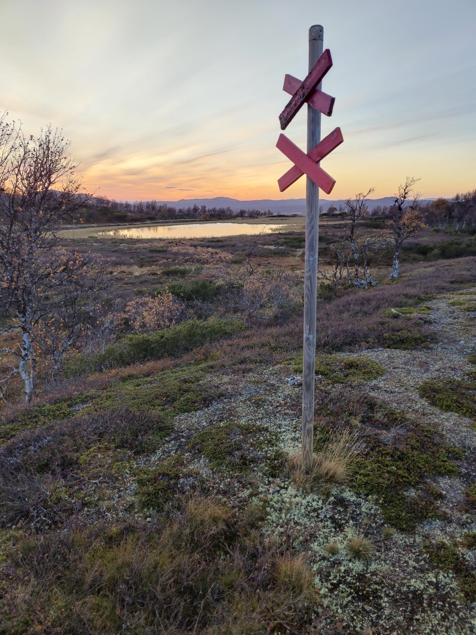 Fjellet scooter skilt